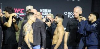 Brandon Moreno and Amir Albazi, UFC Edmonton