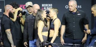 Erin Blanchfield and Rose Namajunas, UFC Edmonton