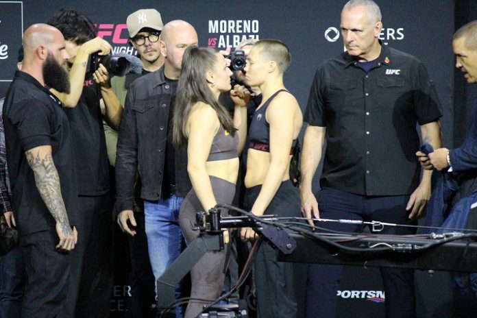 Erin Blanchfield and Rose Namajunas, UFC Edmonton