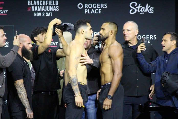 Caio Machado and Brendson Ribeiro, UFC Edmonton