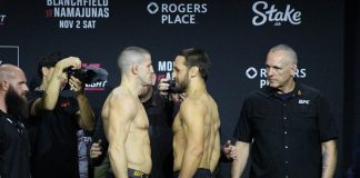 Marc-Andre Barriault and Dustin Stoltzfus, UFC Edmonton