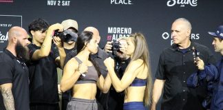 Ariane Da Silva and Jasmine Jasudavicius, UFC Edmonton