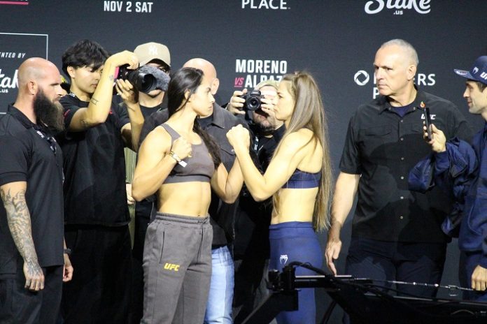 Ariane Da Silva and Jasmine Jasudavicius, UFC Edmonton