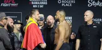 Alexandr Romanov and Rodrigo Nascimento, UFC Edmonton