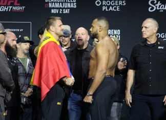 Alexandr Romanov and Rodrigo Nascimento, UFC Edmonton