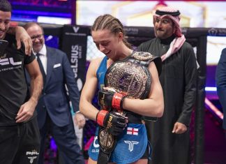 Dakota Ditcheva following win over Taila Santos, PFL Championship 2024