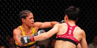 Wang Cong and Gabriella Fernandes, UFC Macau