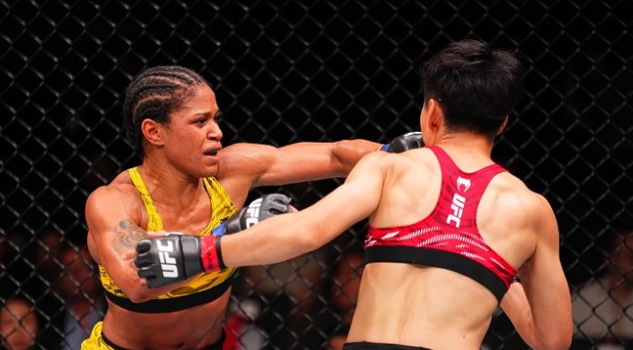 Wang Cong and Gabriella Fernandes, UFC Macau