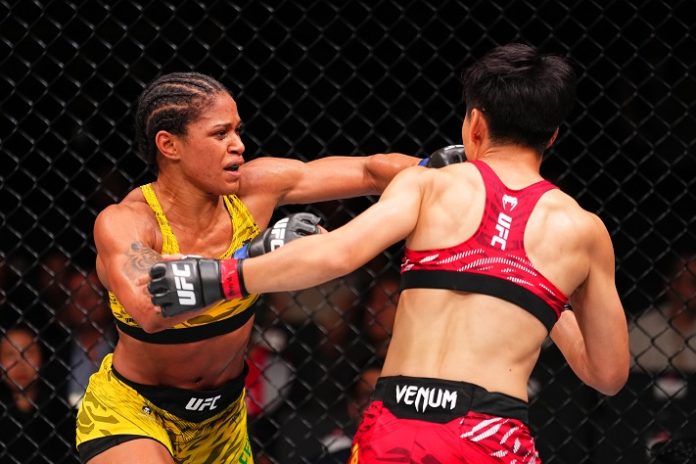 Wang Cong and Gabriella Fernandes, UFC Macau