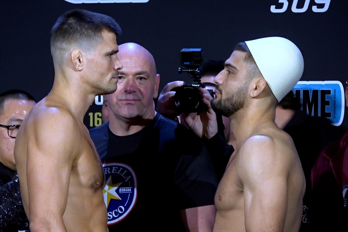 UFC 309: Ramiz Brahimaj KOs Mickey Gall Inside of a Round