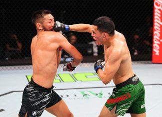 Nyamjargal and Carlos Hernandez, UFC Macau