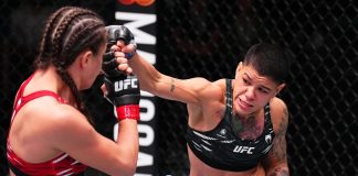 Karolina Kowalkiewicz and Denise Gomes, UFC Vegas 100