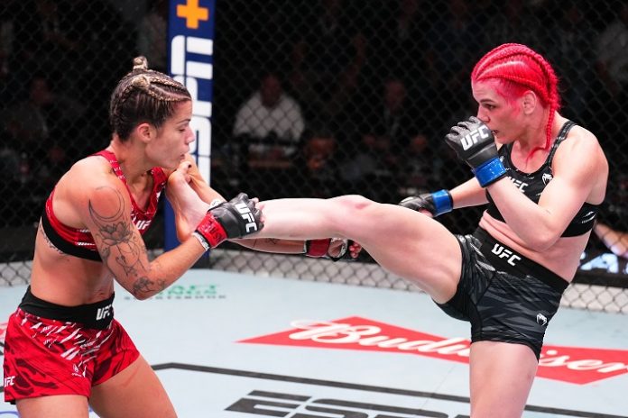 Luana Pinheiro and Gillian Robertson, UFC Vegas 100