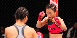 Shi Ming and Feng Xiaocan, UFC Macau