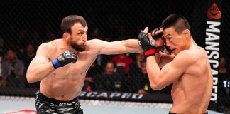 Song Kenan and Muslim Salikhov, UFC Macau