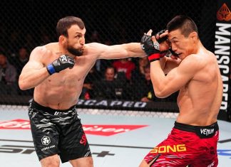 Song Kenan and Muslim Salikhov, UFC Macau