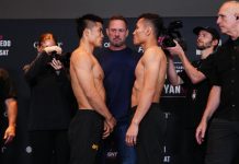 Xiao Long and Quang Le, UFC Macau