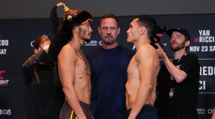 Nyamjargal and Carlos Hernandez, UFC Macau