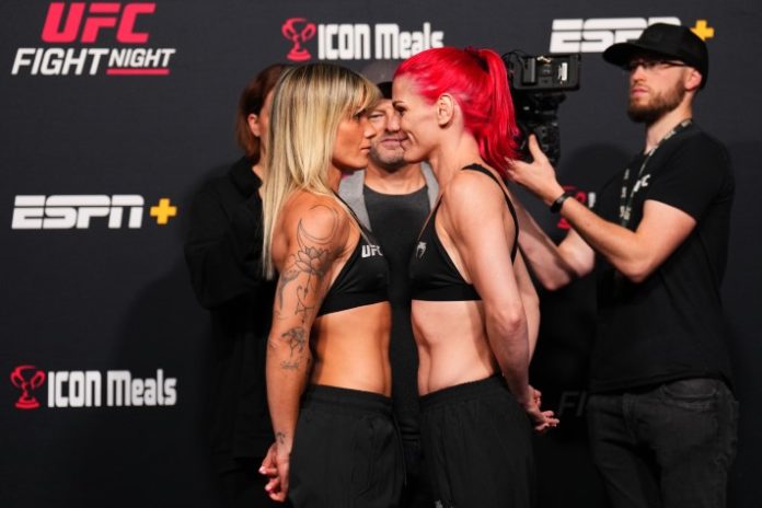 Luana Pinheiro and Jillian Robertson, UFC Vegas 100