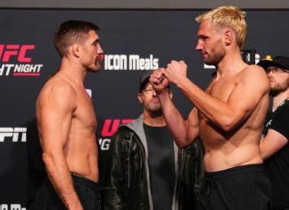 Gerald Meerschaert and Reinier de Ridder, UFC Vegas 100