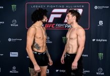 Richie Miranda vs. Hugo Oyarzún, LFA 198 weigh-in