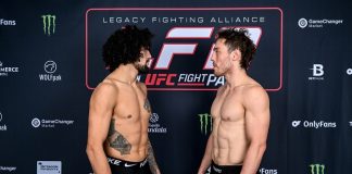 Richie Miranda vs. Hugo Oyarzún, LFA 198 weigh-in