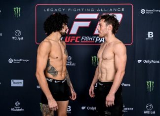 Richie Miranda vs. Hugo Oyarzún, LFA 198 weigh-in