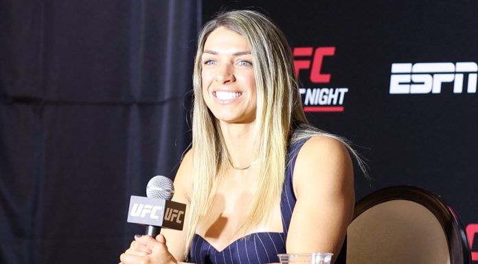 Mackenzie Dern, UFC Vegas 101 media day