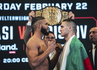 GLORY 98 Full Results Chico Kwasi (c) and Teodor Hristov, GLORY 98