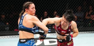 Weili Zhang and Tatiana Suarez, UFC 312