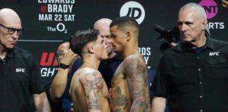 Lone'er Kavanagh and Felipe dos Santos, UFC London