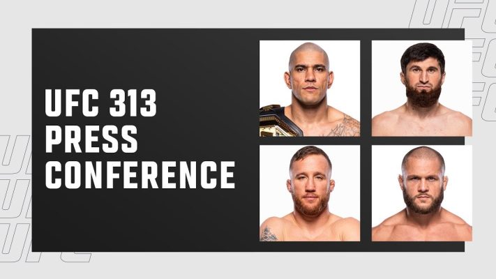 UFC 313: Pereira vs. Anaklaev Pre-Fight Press Conference Live Stream
