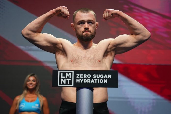 2025 PFL World Tournament: First Round Ceremonial Weigh-Ins Jake Hadley, PFL 2 2025