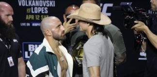 Alexander Volkanovski and Diego Lopes, UFC