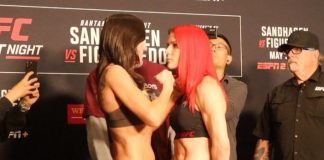 Marina Rodriguez and Gillian Robertson, UFC Des Moines