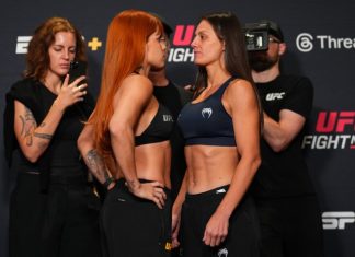 UFC Vegas 107: Alice Ardelean Claims Hard-Fought Win Over Rayanne dos Santos Rayanne dos Santos and Alice Ardelean, UFC Vegas 107