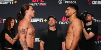 Billy Ray Goff and Ramiz Brahimaj, UFC Vegas 107