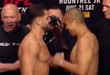 Ismail Naurdiev and Jun Yong Park, UFC Baku