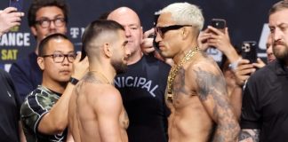 Ilia Topuria vs. Charles Oliveira, UFC 317