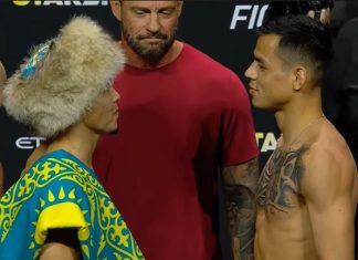 Asu Almabayev and Jose Ochoa, UFC Abu Dhabi