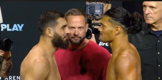 Ibo Aslan and Billy Elekana, UFC Abu Dhabi