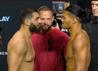 Ibo Aslan and Billy Elekana, UFC Abu Dhabi