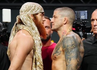 Shara Bullet and Marc-Andre Barriault, UFC Abu Dhabi