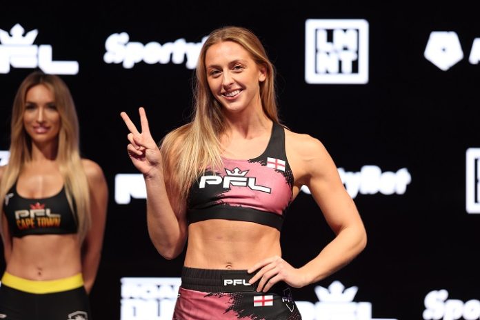 Dakota Ditcheva, 2025 PFL Championship Series ceremonial weigh-ins Dakota Ditcheva, PFL Cape Town