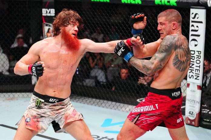 Shara Bullet and Marc-Andre Barriault, UFC Abu Dhabi