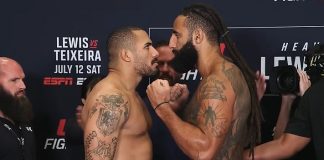 Vitor Petrino and Austen Lane, UFC Nashville