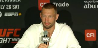 Reinier de Ridder, UFC Abu Dhabi