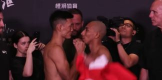 Su Mudaerji and Kevin Borjas, UFC Shanghai