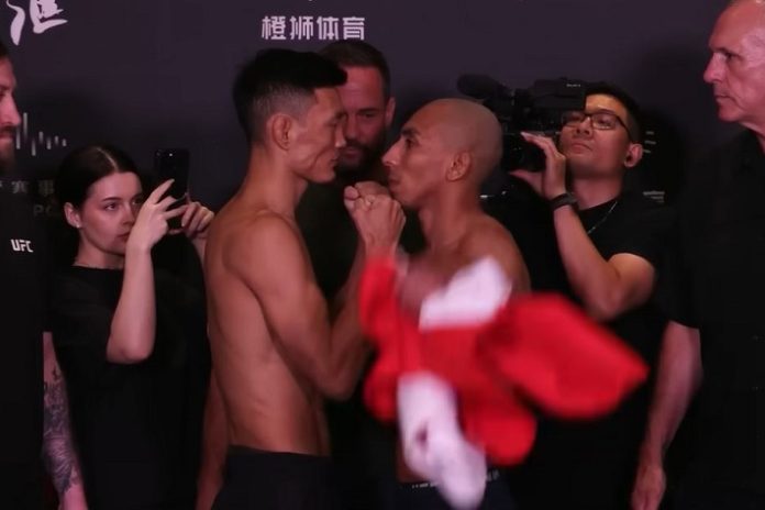 Su Mudaerji and Kevin Borjas, UFC Shanghai