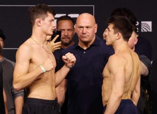 Chase Hooper and Alexander Hernandez, UFC 319